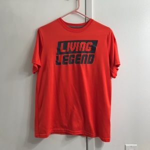 Kids XL Reebok Living Legend Orange T-Shirt